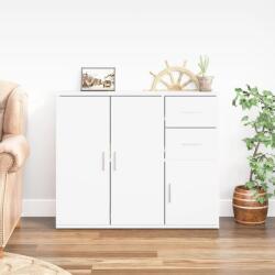 vidaXL Servantă, alb, 91x29, 5x75 cm, lemn prelucrat (823269) Comoda