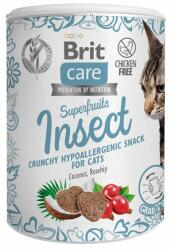 BRIT Care Cat Snack Superfruits recompense pentru pisici, cu insecte 100 g