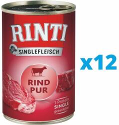 RINTI Singlefleisch Beef Pure hrana monoproteica cu vita 12 x 800 g pentru caini