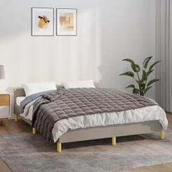 vidaXL Pătură grea, gri, 152x203 cm, 11 kg, material textil (3154838) Patura