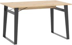 WIPMEB LOFT LT16 asztal tölgy artisan/fekete - sprintbutor