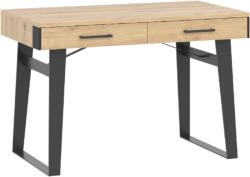 WIPMEB LOFT LT14 íróasztal tölgy artisan/fekete - sprintbutor