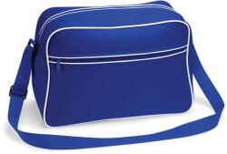 Bag Base Irodai táska Bag Base Retro Shoulder Bag - Egy méret, Fényes Királykék/Fehér