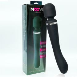 INTOYOU Moove Massage Wand with 2 Powerful Motors Silicone Black Vibrator
