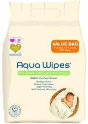 Aqua Wipes 4x AQUA WIPES EKO Servetele umede pentru bebelusi, 64 buc (AGSAQW64F4B)