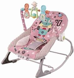 Chipolino Бебешки музикален шезлонг Chipolino - Baby Spa, розов (SHEBS02303PI) - ozone