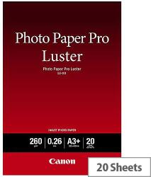 Canon Photo Paper Pro Luster 6211B008, 260 g/m2, A3+, bílý, inkoustový lesklý foto papír (6211B008)