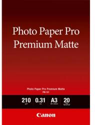 Canon Photo paper premium matte 8657B006, A3, 210 g/m2, bílý, matný inkoustový fotopapír (8657B006)