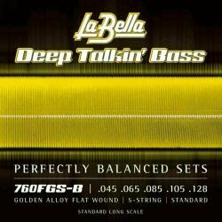 La Bella 760FGS-B Deep Talkin' Bass Standard 45-128 Set de 5 corzi pentru bas (LB-760FGS-B)