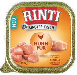 RINTI 20x150g RINTI Singlefleisch gazdaságos csomag nedves kutyatáp - Csirke pur