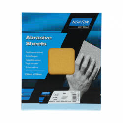 Norton Clipper A290 eltömődés mentes csiszolópapír 230x280mm P80, 25 db/csomag (CT270891)