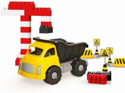 Dolu Camion si cuburi de construit - 40 piese PlayLearn Toys