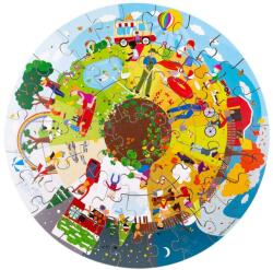 Bigjigs Toys Puzzle de podea 360° - Anotimpurile PlayLearn Toys Puzzle