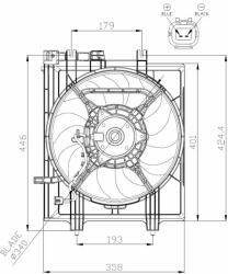 NRF Ventilator, radiator NRF 47936 (47936)