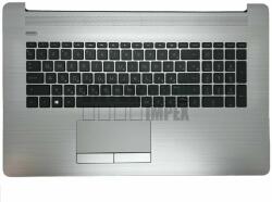 HP ProBook 470 G2 series L83727-211 burkolattal (topcase) háttérvilágítással (backlit) touchpaddel fekete-szürke magyar (HU) laptop/notebook billentyűzet gyári