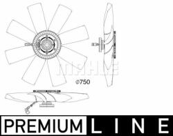MAHLE Ventilator, radiator MAHLE BEHR *** PREMIUM LINE *** CFF 505 000P (CFF 505 000P)