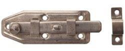 JKH Tolózár+ütköző E gombos 80 x 30 mm INOX (3925439)