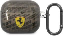 Ferrari Airpods 3 Gradient Allover (FEA3UAOK) hátlap, tok, fekete