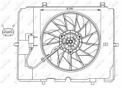 NRF Ventilator, radiator NRF 47067 - automobilus