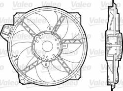 VALEO Ventilator, radiator VALEO 696376
