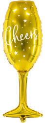 Partydeco Óriás lufi 30" 80cm pezsgős pohár, Cheerse (LUFI333907)