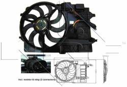 NRF Ventilator, radiator NRF 47302 (47302) - automobilus