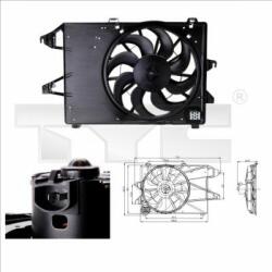 TYC Ventilator, radiator TYC 810-0006 (810-0006) - automobilus