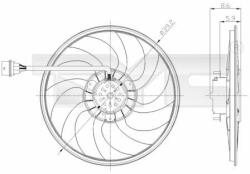 TYC Ventilator, radiator TYC 837-0037 (837-0037) - automobilus