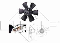 NRF Ventilator, radiator NRF 47391 (47391) - automobilus