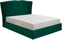 Vento Pat Tapitat Eli Verde Smaralad 160x200cm fara Saltea