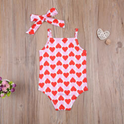 BabyJem Costum de baie inimioare (marime: 110)