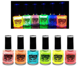 PaintGlow Lac de unghii cu sclipici, stralucitor in lumina UV, Glitter Me Up! UV, A37 Candy Pink