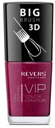 REVERS COSMETICS Lac de unghii Vip, 3D, Revers, rosu, 12 ml, Nr 046 - sidefat