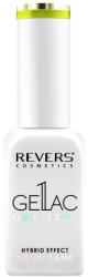 REVERS COSMETICS Lac de unghii Gellac 1 Step, Hybrid Effect, Non UV, Revers, 56 Galben Neon, 10 ml