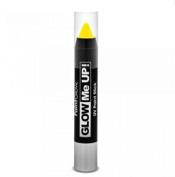 Paint Glow Creion stralucitor in lumina UV, pentru fata si corp, Galben GLOW ME UP!