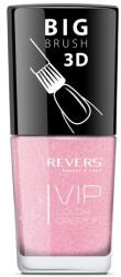 REVERS COSMETICS Lac de unghii Vip, 3D, Revers, roz, sidefat, 12 ml, Nr 044