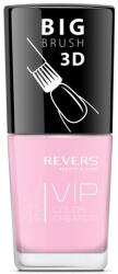 REVERS COSMETICS Lac de unghii Vip, 3D, Revers, roz nude, mat, 12 ml, Nr 025