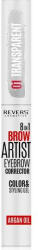 Revers Gel styling corector sprancene 8 in 1 Brow Artist Revers 01, transparent, 7 ml