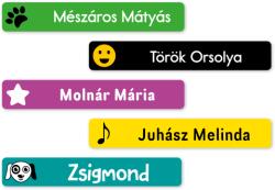 Mama Címkék 51db mini öntapadós névcímke ceruzára iskolásoknak