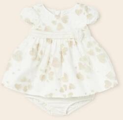 Mayoral Newborn gyerek ruha bézs, mini, harang alakú - bézs 55 - answear - 11 385 Ft