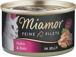 Miamor Feine Filets chicken & rice tin 24x100 g