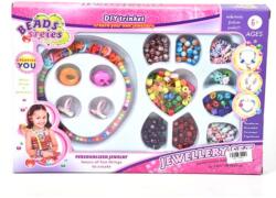 Magic Toys Beads Series ékszerkészítő szett gyöngyökkel, gyűrűvel és kiegészítőkkel (MKL108491)