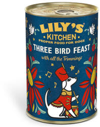 Lily's Kitchen Lilys Kitchen Christmas Three Bird Feast Tin 400 g