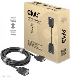 Club 3D VGA/D-Sub Conector Negru 3m CAC-1703 (CAC-1703)
