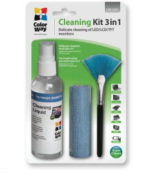 ColorWay Tisztítószer szett CW-1031, 3 in 1 (cleaning kit 3 in 1 for Screen and Monitor Cleaning) (CW-1031) - tobuy