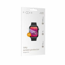 FIXED TPU screen protector Invisible Protector for Apple Watch 44mm/Watch 42mm, 2pcs in package, clear (FIXIP-434)