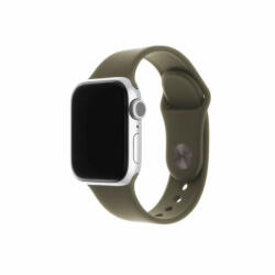 FIXED Szilikon Strap Set Apple Watch 38/40/41 mm, olive (FIXSST-436-OL) - tobuy