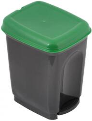  Cos cu pedala pentru colectare selectiva 17 L, verde 13008 (13008) Cos de gunoi