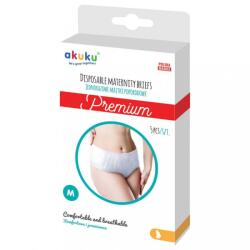 AKUKU Egyszer hazsnálatos szülés utáni bugyi Akuku PREMIUM M-es méret 5 db