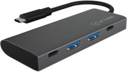 RaidSonic USB 3.1 Gen 2 Type-C Hub to 2x Type-C and 2x Type-A interfaces Anthr. /black (IB-HUB1428-C31) - cel